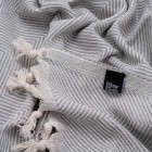 Плед Ardesto Summer 210х230см, 100% бавовна, сірий