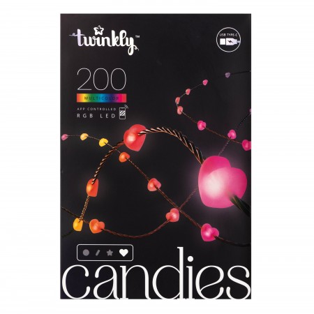 Twinkly Гірлянда Smart LED Twinkly Candies Heart RGB 200 IP2
