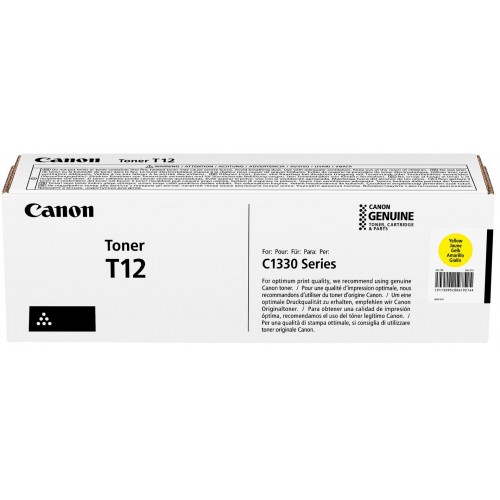Canon Картридж T12 i-SENSYS XC1333 Series (5400 стор.) Yellow Canon Картридж T12 i-SENSYS XC1333 Series (5400 стор.) Yellow