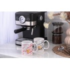 Чашка Ardesto Hello, 330мл, кераміка, біло-сірий Чашка Ardesto Hello, 330мл, кераміка, біло-сірий