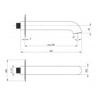 Deante Душовий набір Silia зі змішувачем для ванни, лійка, кріпл. - прихованого монтажу, чорний
