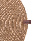 ARDESTO Килимок сервірувальний, 38см, поліестер, паперовий шпагат, кругла, зелений світлий