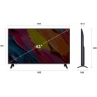 Телевізор 43" LG 43QNED70A6A