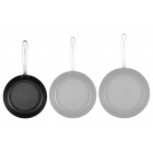 ARDESTO Сковорода Gemini Gazzo 24 см, сірий, нержавіюча сталь