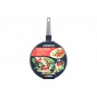 ARDESTO Сковорідка Gemini Gourmet з кришкою 28 см, сірий мармур, алюміній