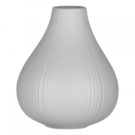 ARDESTO Ваза Lucca, 13х15.5см, порцеляна, сірий