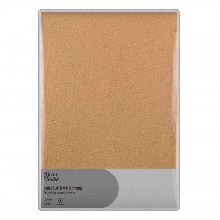 ARDESTO Скатертина Waterproof 120х140см, 100% поліестер, беж