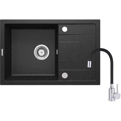 Deante Набір для кухні Corio, гранітна мийка ZRC_2113 + зміш