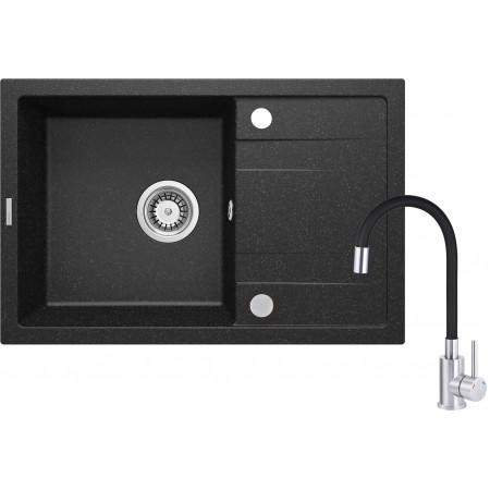 Deante Набір для кухні Corio, гранітна мийка ZRC_2113 + зміш