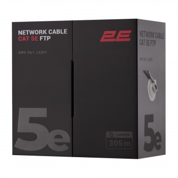 2E Кабель CAT 5e, FTP, 305м 2E Кабель CAT 5e, FTP, 305м
