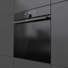 Gorenje Духова шафа електрична, 77л, A+, пара, дисплей, IconTouch, чорний