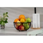 ARDESTO Кошик Midori 25х25х13см, металл, дерево, чорний ARDESTO Кошик Midori 25х25х13см, металл, дерево, чорний