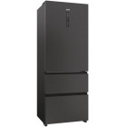 Холодильник Haier багатодверний, 190.5x70х64.8, холод.відд.-354л, мороз.відд.-174л, 3дв., А+, NF, інв., дисплей, зона нульова, чорний