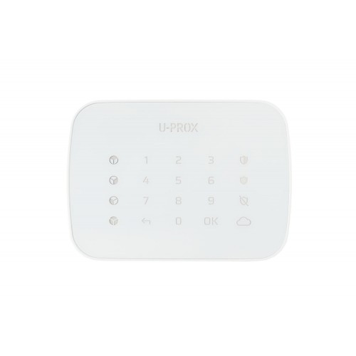Бездротова сенсорна клавіатура U-Prox Keypad G4 White, 4 групи, бездротовий, білий Бездротова сенсорна клавіатура U-Prox Keypad G4 White, 4 групи, бездротовий, білий