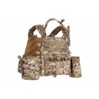 2E Tactical Плитоноска, Тип 1, з кишенями для бічного захисту і підсумками, Молле, камуфляж