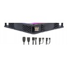 SilverStone Корпусний вентилятор Shark Force SF140B ARGB, 140mm, 2200rpm, 4pin PWM, 4-1 pin ARGB (5V LED), 38.3dBa