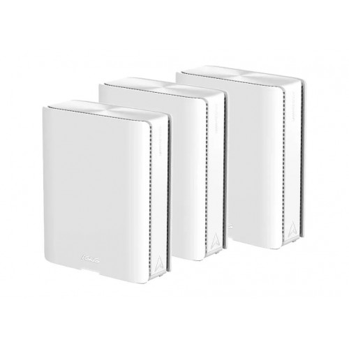 ASUS Система WiFi-Mesh ZenWiFi BQ16 BE25000, 2xGE LAN, 1xGE WAN/LAN, 1x10GE LAN, 1x10GE WAN/LAN 1xUSB 3.0, 3мод, білий