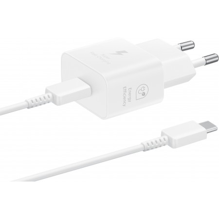 Зарядний пристрій Samsung 25Вт USB-С з кабелем USB-C > US Зарядний пристрій Samsung 25Вт USB-С з кабелем USB-C > US