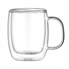 ARDESTO Набір чашок з ручками і подвійними стінками, 250мл, 2шт, боросилікатне скло, прозорий ARDESTO Набір чашок з ручками і подвійними стінками, 250мл, 2шт, боросилікатне скло, прозорий