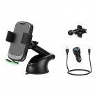 2E Автомобільний тримач смартфона автоматичний/бездротова зарядка