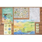 Scribble Down Набір перевідних наклейок з онлайн додатком - Динозаври