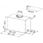 Franke Витяжка вбудовувана Box Flush EVO, 52см, 1035м3г, FBFE BK MATT A52, чорний матовий Franke Витяжка вбудовувана Box Flush EVO, 52см, 1035м3г, FBFE BK MATT A52, чорний матовий