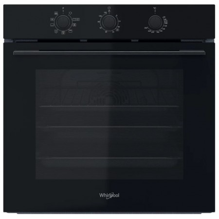 Whirlpool Духова шафа електрична, 71л, A, конвекція, чорний