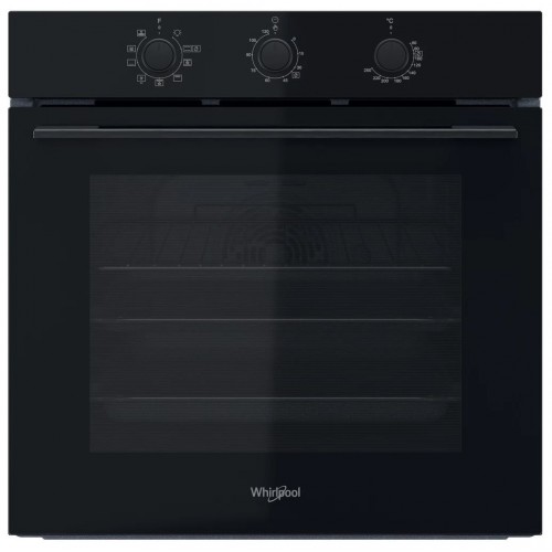 Whirlpool Духова шафа електрична, 71л, A, конвекція, чорний
