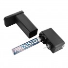 Сифон для газування води Ardesto, підключення балону- різьба, пляшка 1л, кнопка, чорний