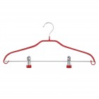 ARDESTO Набір вішаків з прищіпками 42см, 2шт, метал, ПВХ, червоний ARDESTO Набір вішаків з прищіпками 42см, 2шт, метал, ПВХ, червоний