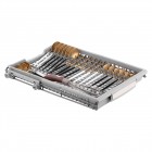 ARDESTO Посудомийна машина, 10компл., А++, 45см, дисплей, 3й кошик, гігієн.обробка, білий