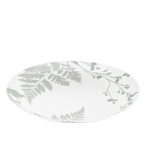 ARDESTO Тарілка обідня Capri, 26.8см, порцеляна, біло-зелений