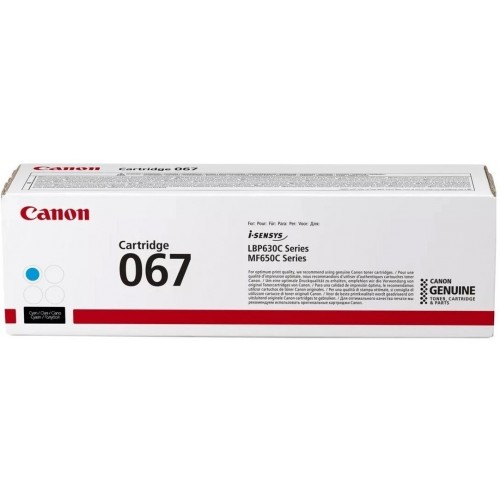 Canon Картридж 067H MF651Cw/MF655Cdw/MF657Cdw/LBP631Cw/LBP633Cdw Cyan (2350 стор.) Canon Картридж 067H MF651Cw/MF655Cdw/MF657Cdw/LBP631Cw/LBP633Cdw Cyan (2350 стор.)