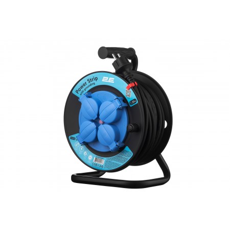 2E Мережевий подовжувач4XSchuko на котушці, ІР44, 3G*1.5мм, 