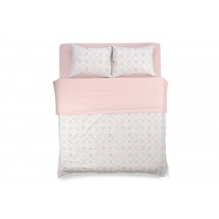 ARDESTO КПБ 2,0сп Gloria, сатин, азулежу рожевий