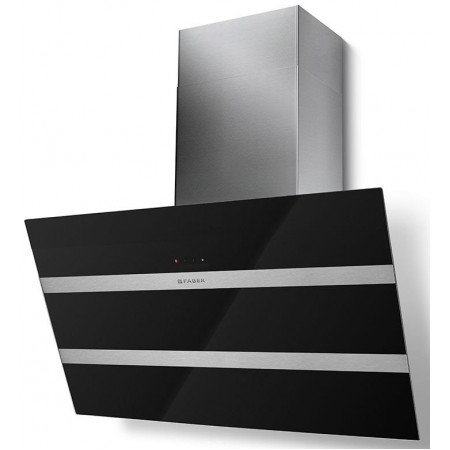 Faber Витяжка похила, 80см, 1219м3г, Steelmax Ev8 Led Bk A80