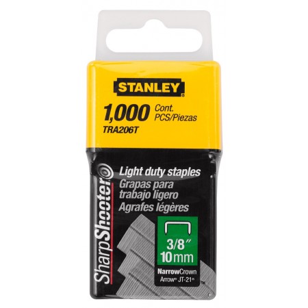 Stanley Скоби Light Duty, тип А, 10мм, 1000шт