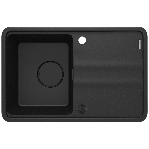 Deante Мийка кухонна Momi, граніт, прямокут., з крилом, 670х440х230мм, чаша - 1, врізна, металічний графіт Deante Мийка кухонна Momi, граніт, прямокут., з крилом, 670х440х230мм, чаша - 1, врізна, металічний графіт