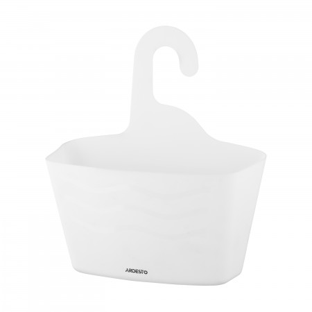 Кошик підвісний Ardesto Vigor 24x7x25.5см, поліпропілен, біл
