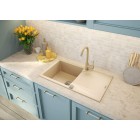 Deante Змішувач для кухні Nemezja, довж.виливу - 180мм, поворотний, 1важіль, пісок Deante Змішувач для кухні Nemezja, довж.виливу - 180мм, поворотний, 1важіль, пісок