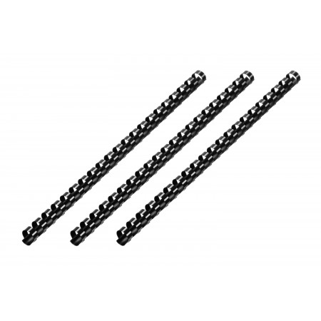 2E Пластикові пружини для біндера, 14мм, чорні, 100шт