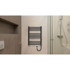 Hygge Family Рушникосушка електрична Derby, 570х430х80мм, таймер-регулятор, сталь, чорний матовий Hygge Family Рушникосушка електрична Derby, 570х430х80мм, таймер-регулятор, сталь, чорний матовий