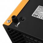 2E Теплова гармата електрична Ceramic, 2кВт, 20м кв, 142м куб/год, керамічний нагрів. елемент (PTC), жовтий