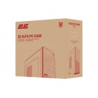 2E Корпус Alfa G650 без БЖ 2xUSB3.0, 1xUSB2.0, 1x120мм, VGA 280мм, LCS ready, ATX, чорний