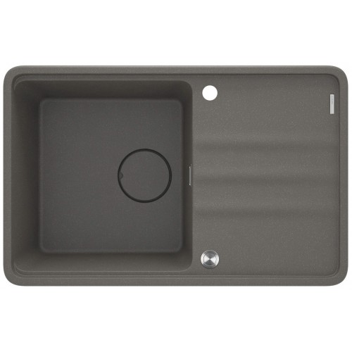 Deante Мийка кухонна Momi, граніт, прямокут., з крилом, 780х500х230мм, чаша - 1, врізна, антрацит Deante Мийка кухонна Momi, граніт, прямокут., з крилом, 780х500х230мм, чаша - 1, врізна, антрацит