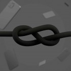 Кабель USB-A > USB-C заряджання/синхронізації Belkin 1м, 15Вт, Type-C, силіконовий з кліпсою, чорний