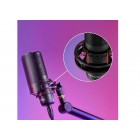 HyperX Мікрофон геймінговий ProCast, Bi, 3-pin XLR, no cable, з поп-фільтром, чорний