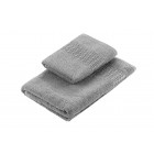 ARDESTO Набір рушників махрових Lotus 2 шт., 50х90см, 70х140см, 100% бавовна, сірий ARDESTO Набір рушників махрових Lotus 2 шт., 50х90см, 70х140см, 100% бавовна, сірий