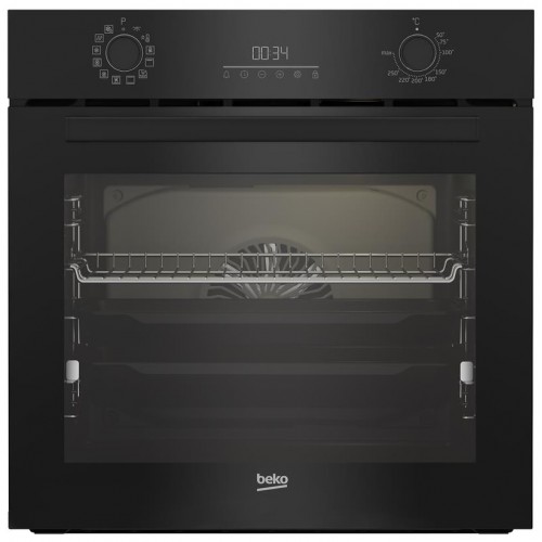 Beko Духова шафа електрична, 72л, A, дисплей, конвекція, чорний