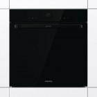 Gorenje Духова шафа електрична, 77л, A, пара, дисплей, макс.темпер.-300, чорний